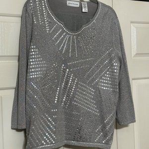 Alfred Dunner 2-piece blouse and matching slacks